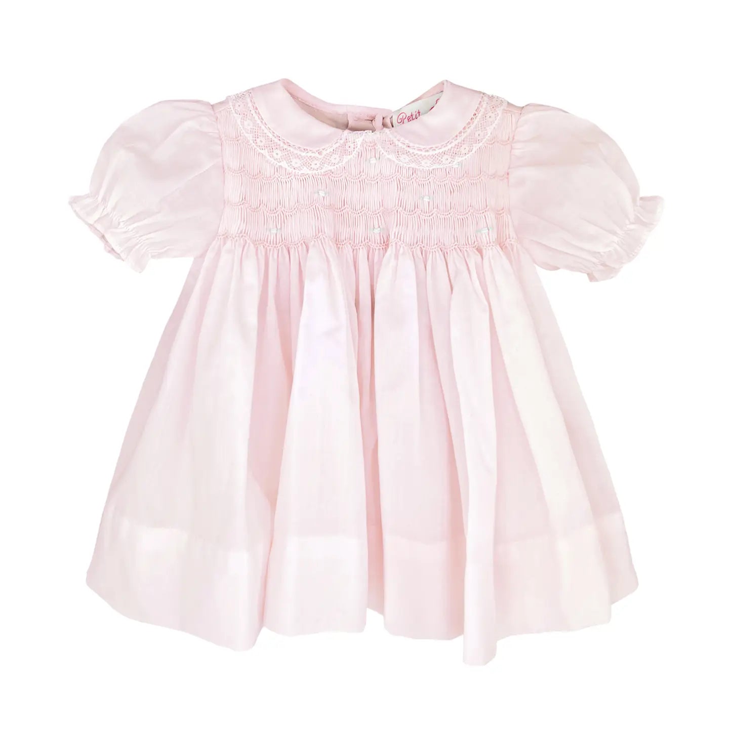 Pink Smocked Heirloom Dress