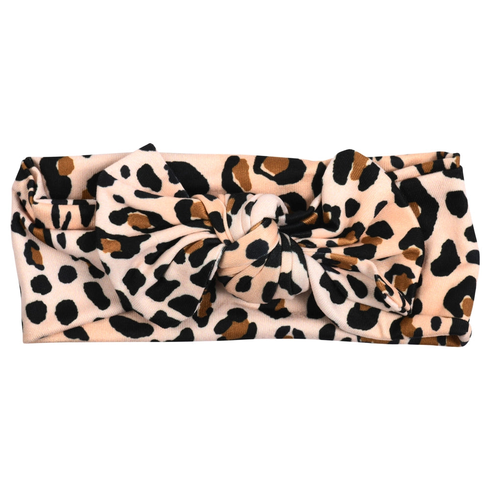 Leopard Bow Headband