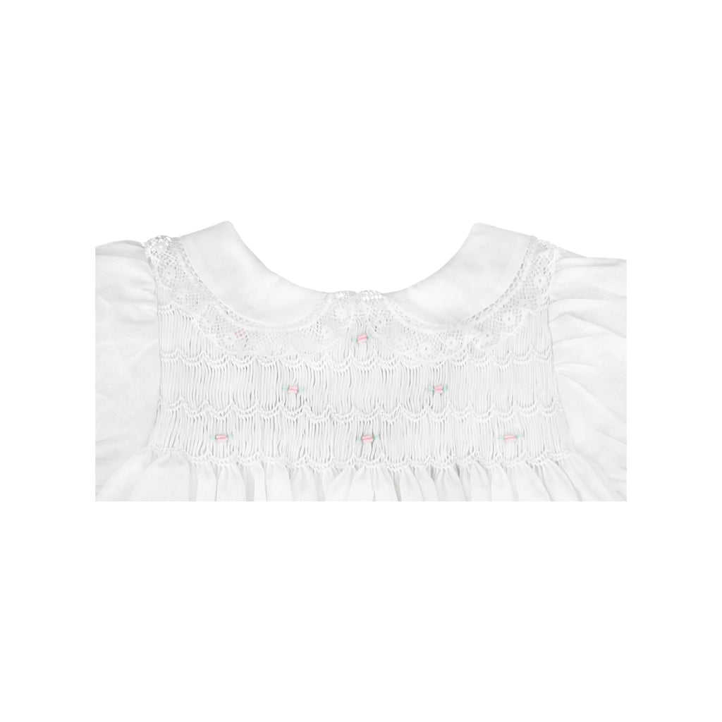 White Smocked Heirloom Dress