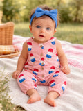 Red White And Cute Romper