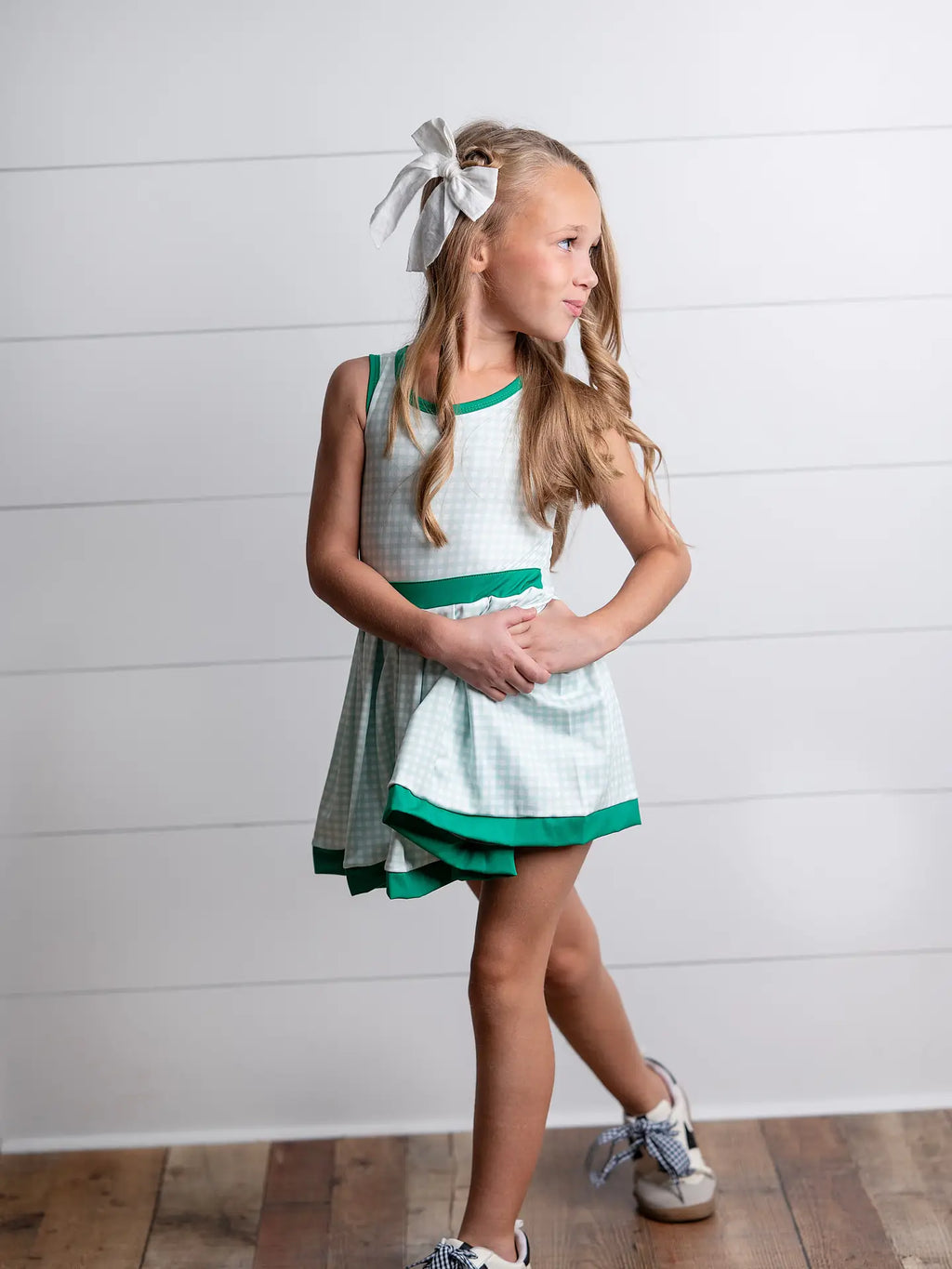 Emerald Twirl Active Dress