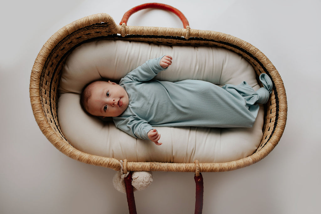 Baby Bluebird Knotted Gown