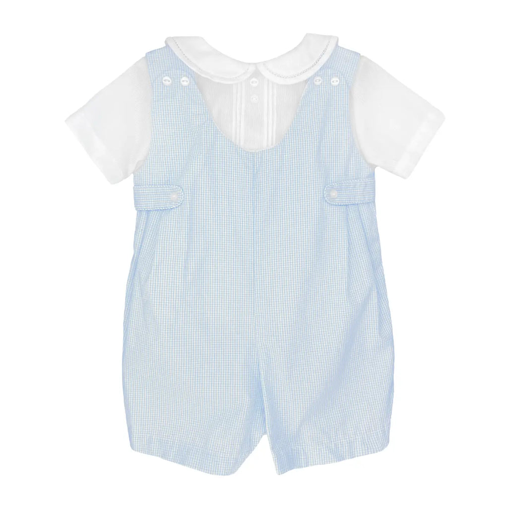 Baby Blue Heirloom Romper