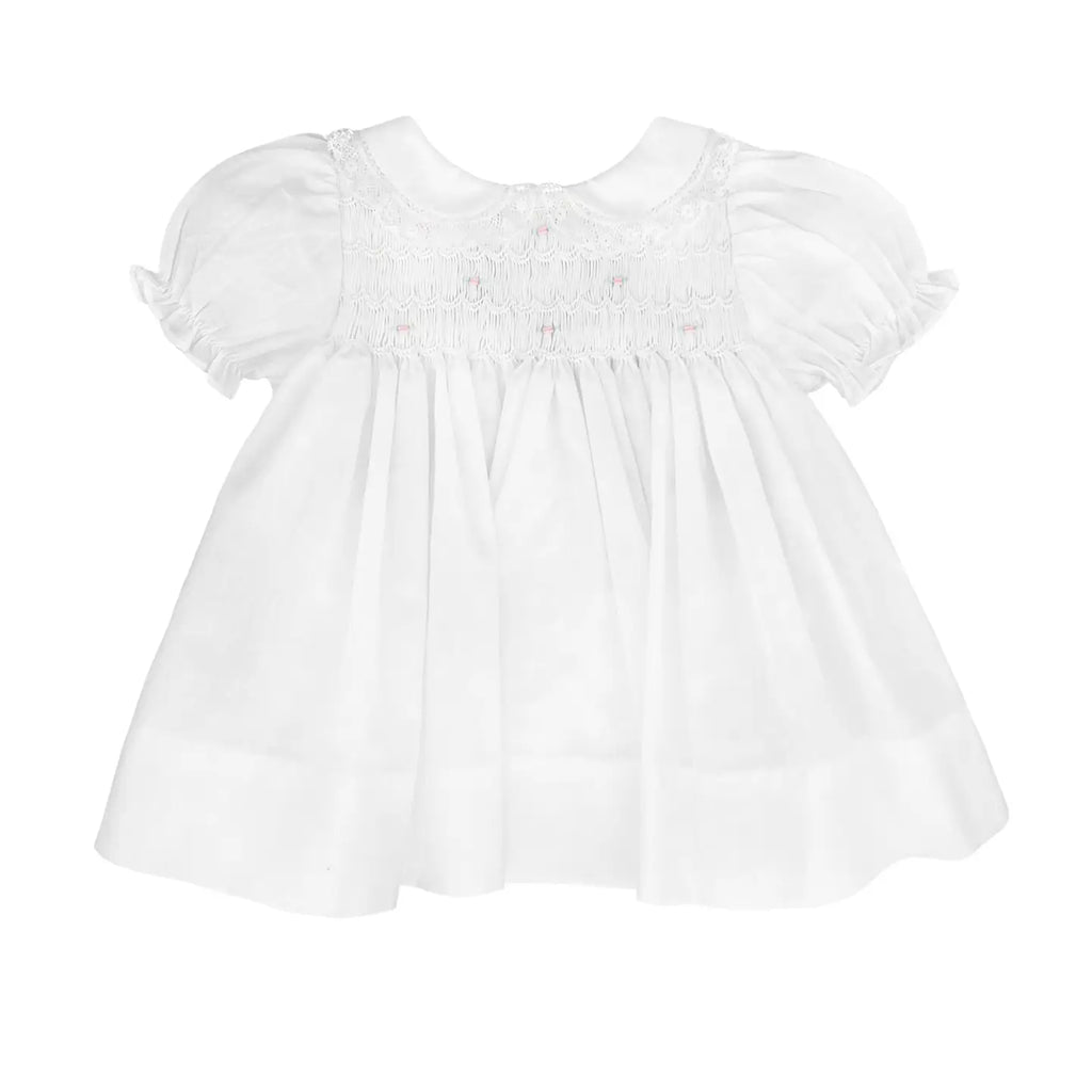 White Smocked Heirloom Dress