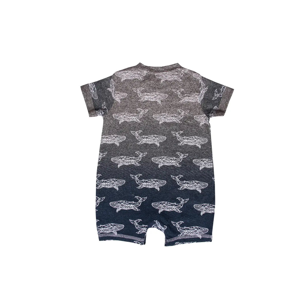 Origami Whale Cotton Shortie