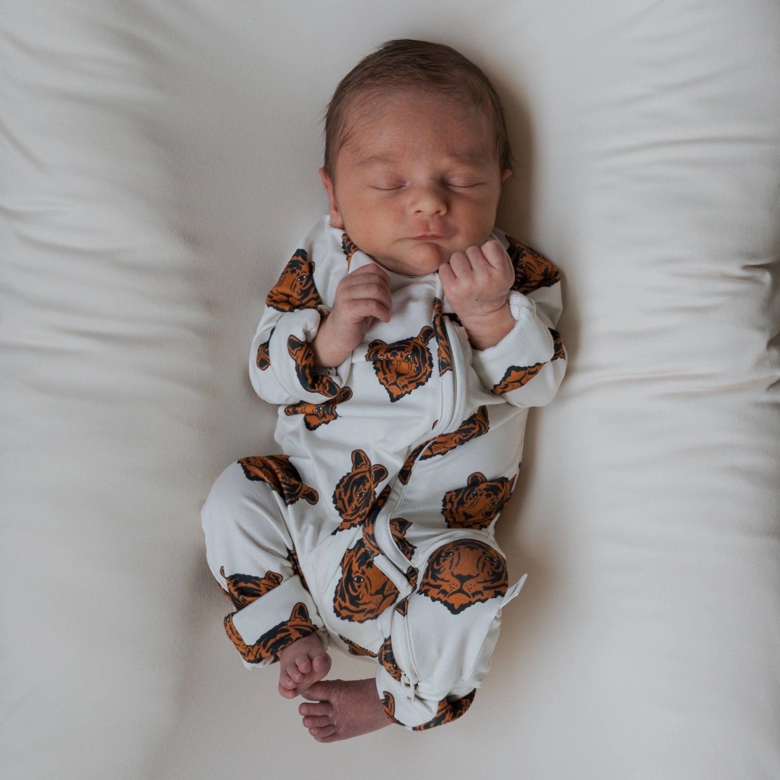 Easy Tiger Bamboo Zip Pajamas
