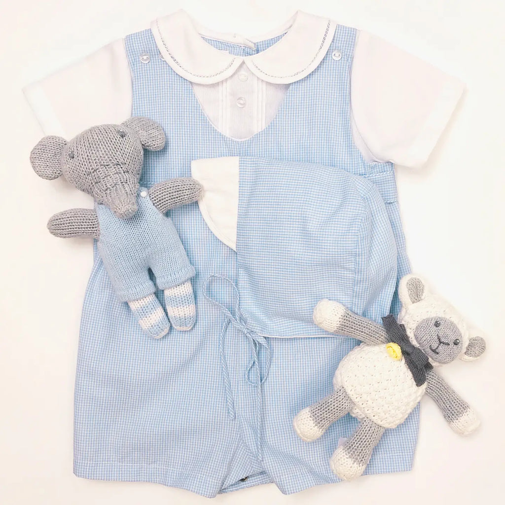 Baby Blue Heirloom Romper