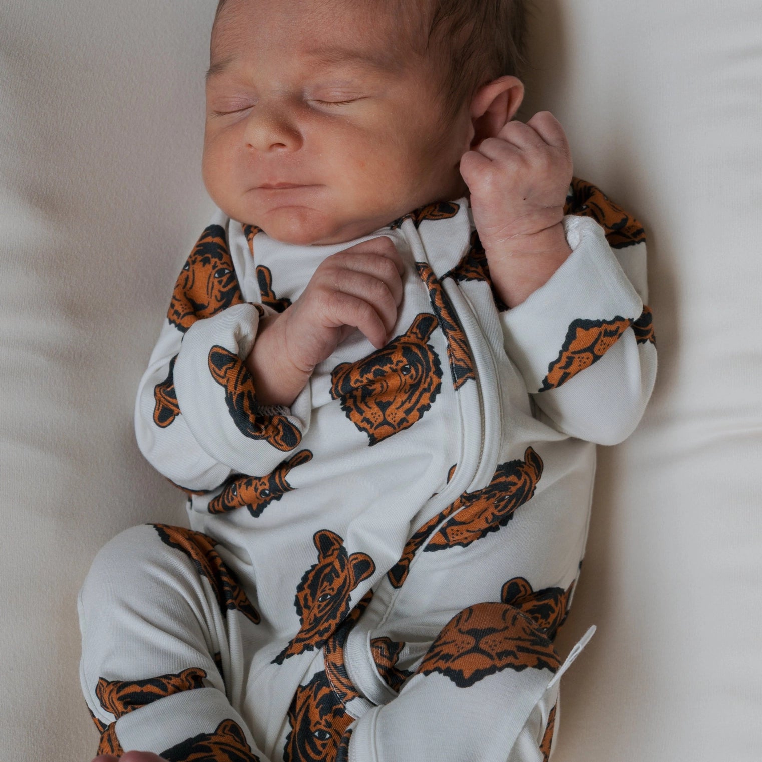 Easy Tiger Bamboo Zip Pajamas