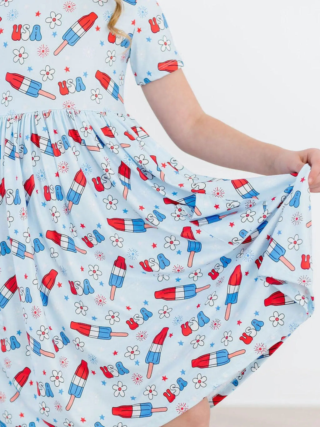 Patriotic Popsicle Twirl Dress