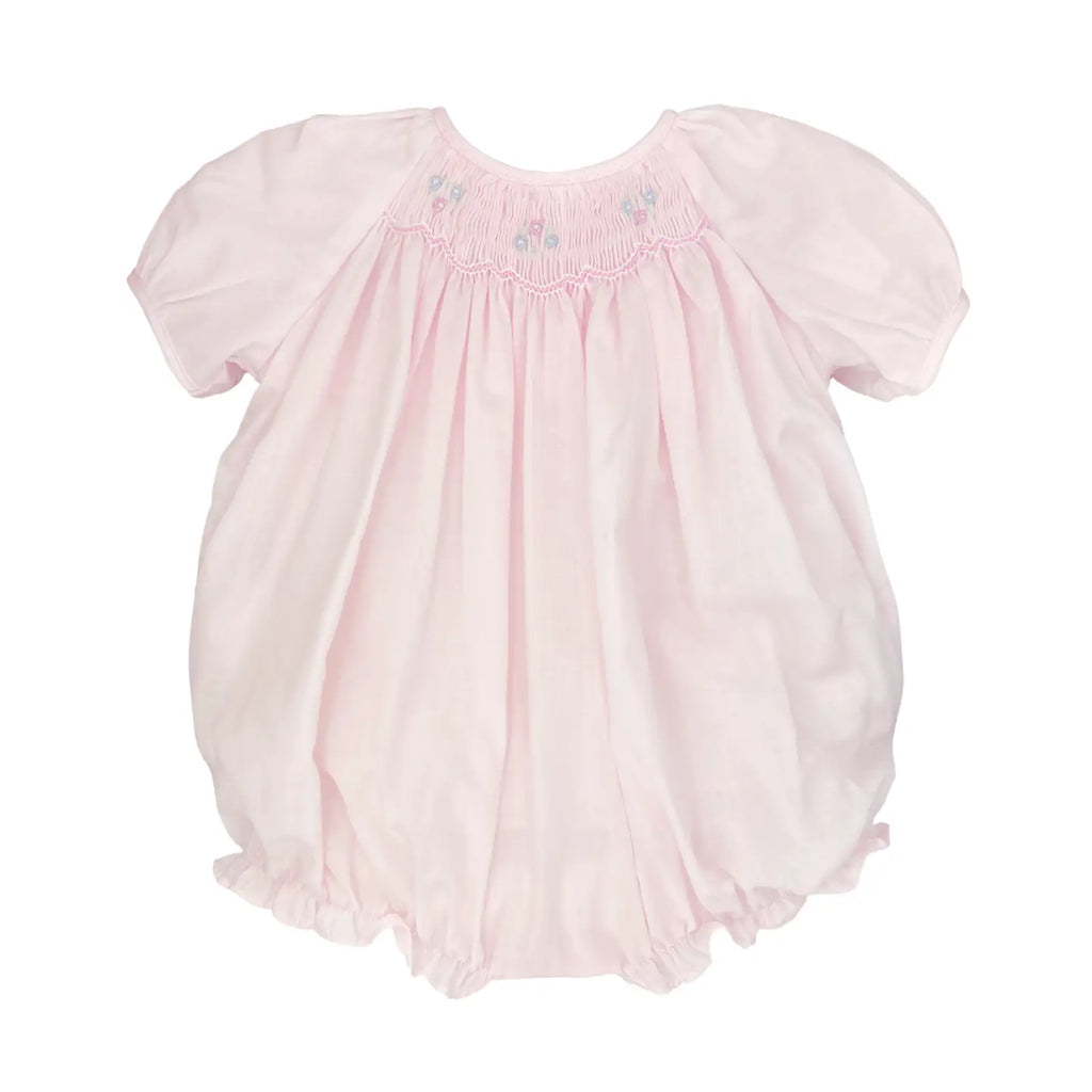 Pink Hand Embroidered Heirloom Bubble