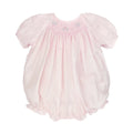 Pink Hand Embroidered Heirloom Bubble
