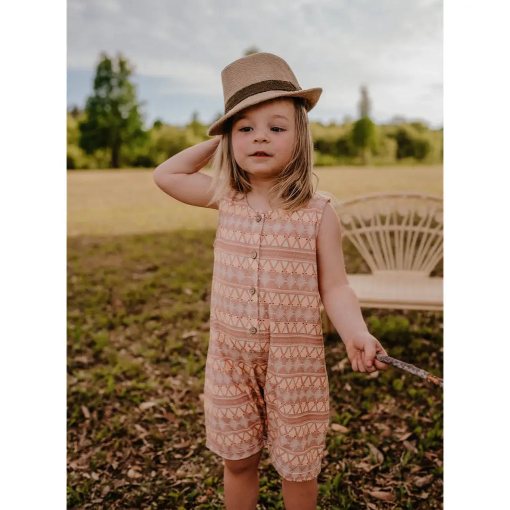 Copper Canyon Linen Romper