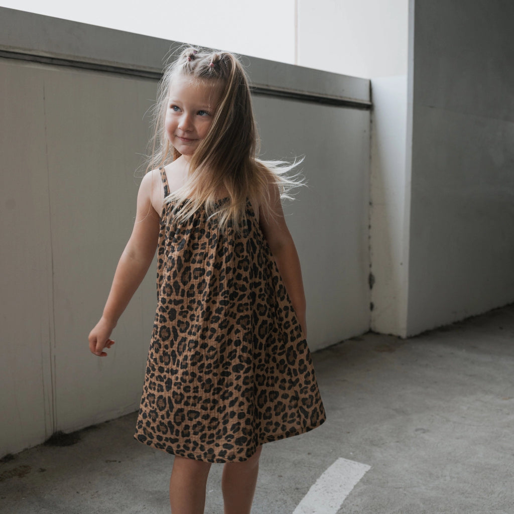 Leopard Dreams Cotton Dress