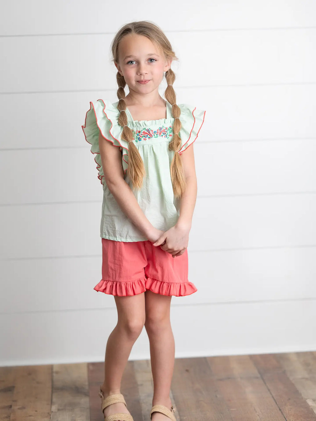 Mint Meadow Short Set