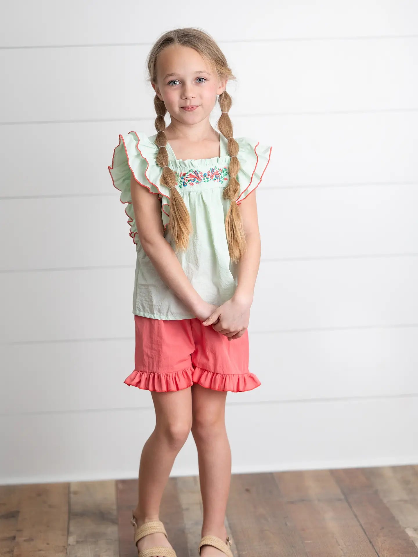 Mint Meadow Short Set