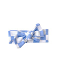 Blue Babe Checkered Headband