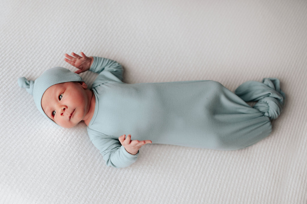 Baby Bluebird Knotted Gown