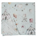 Circus Bamboo Organic Muslin Swaddle Blanket