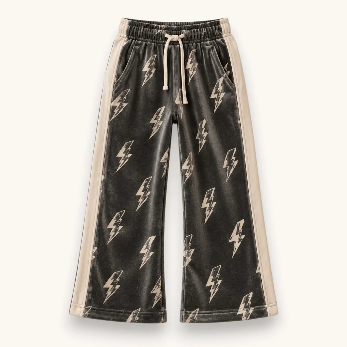 Bolt Velvet Wide Leg Pants