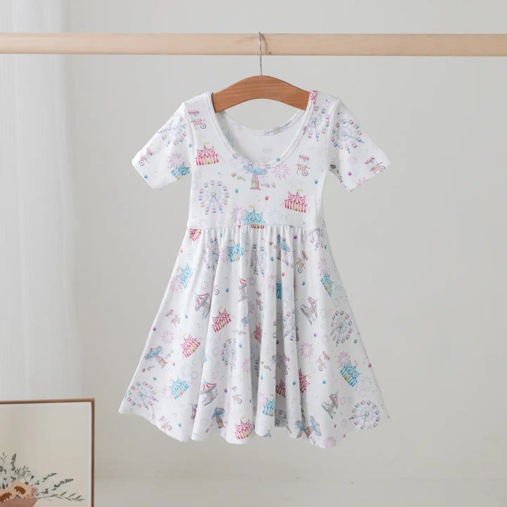 Circus Magic Organic Twirl Dress