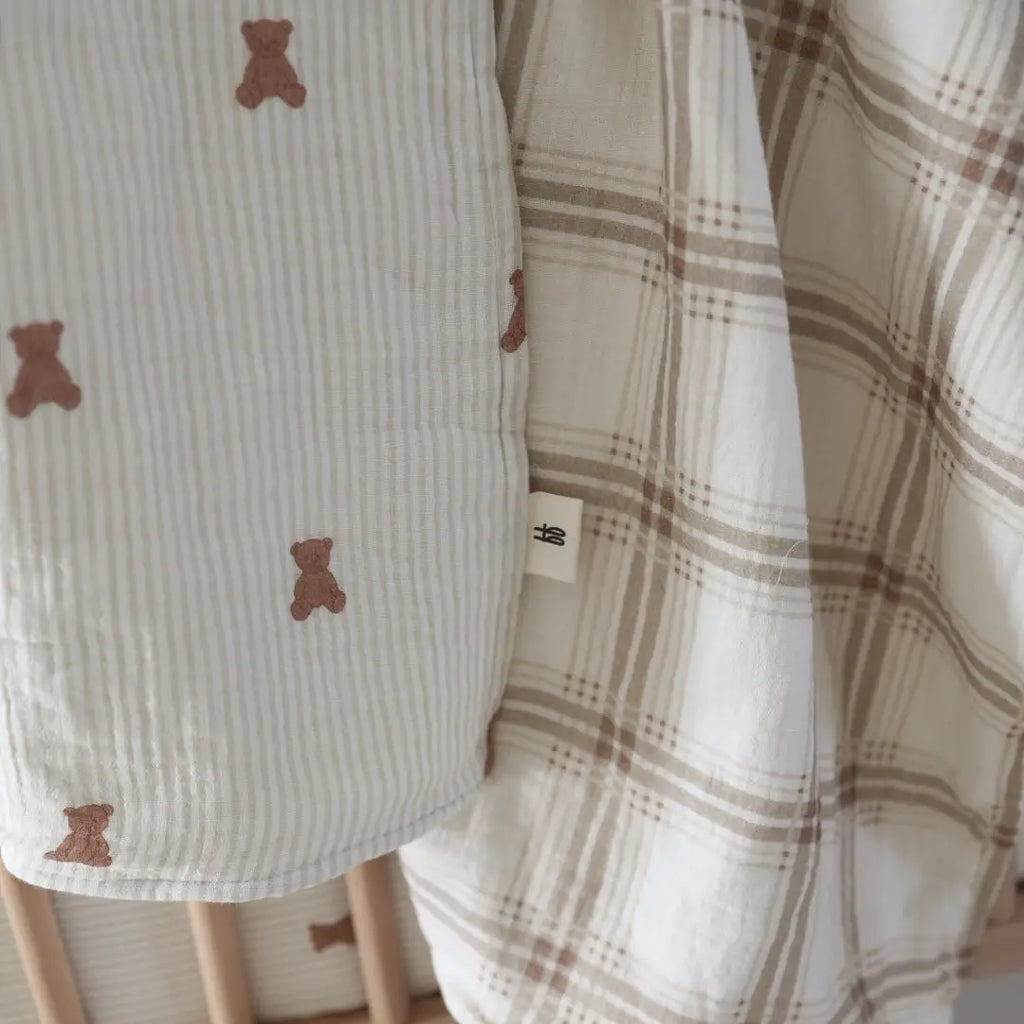 Teddy Muslin Cotton Quilt