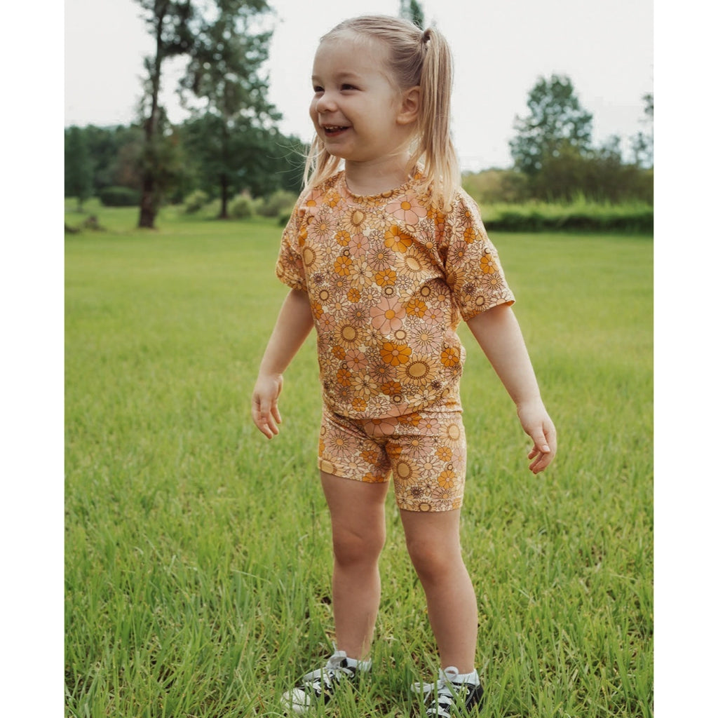 Retro Garden Premium Cotton Oversized Tee