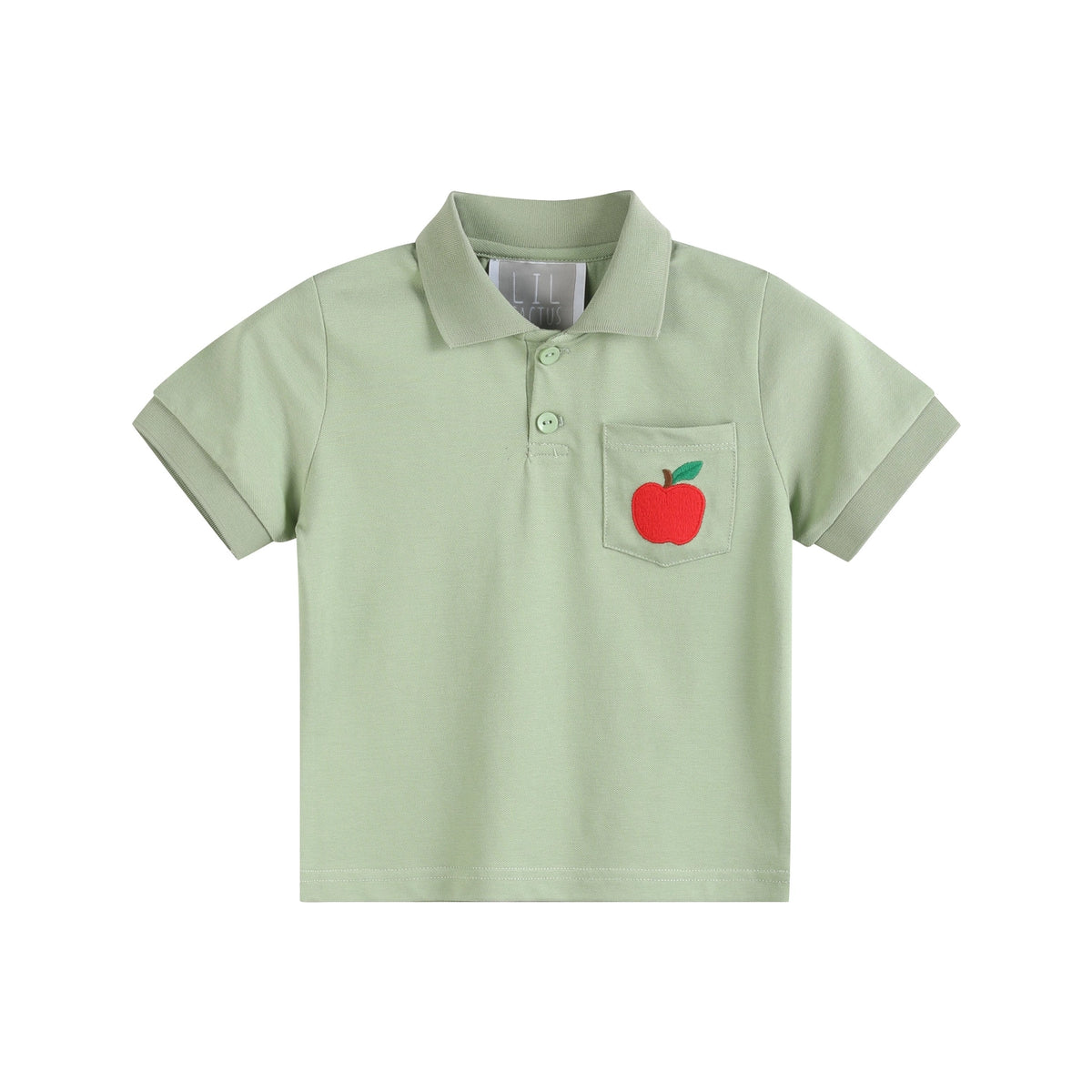 Sage Green Apple Polo