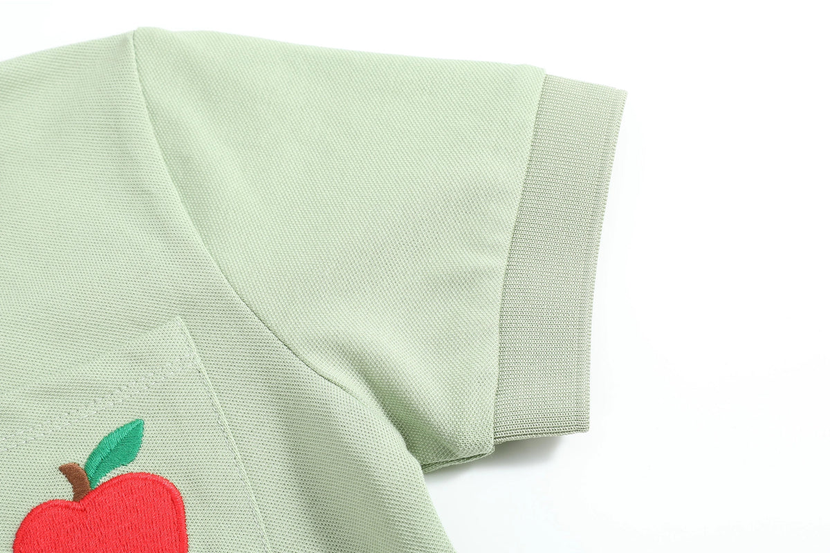 Sage Green Apple Polo