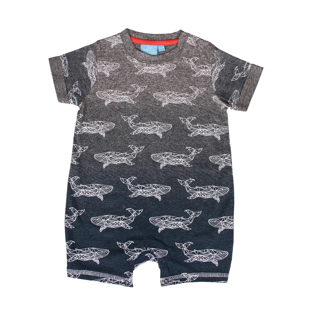Origami Whale Cotton Shortie