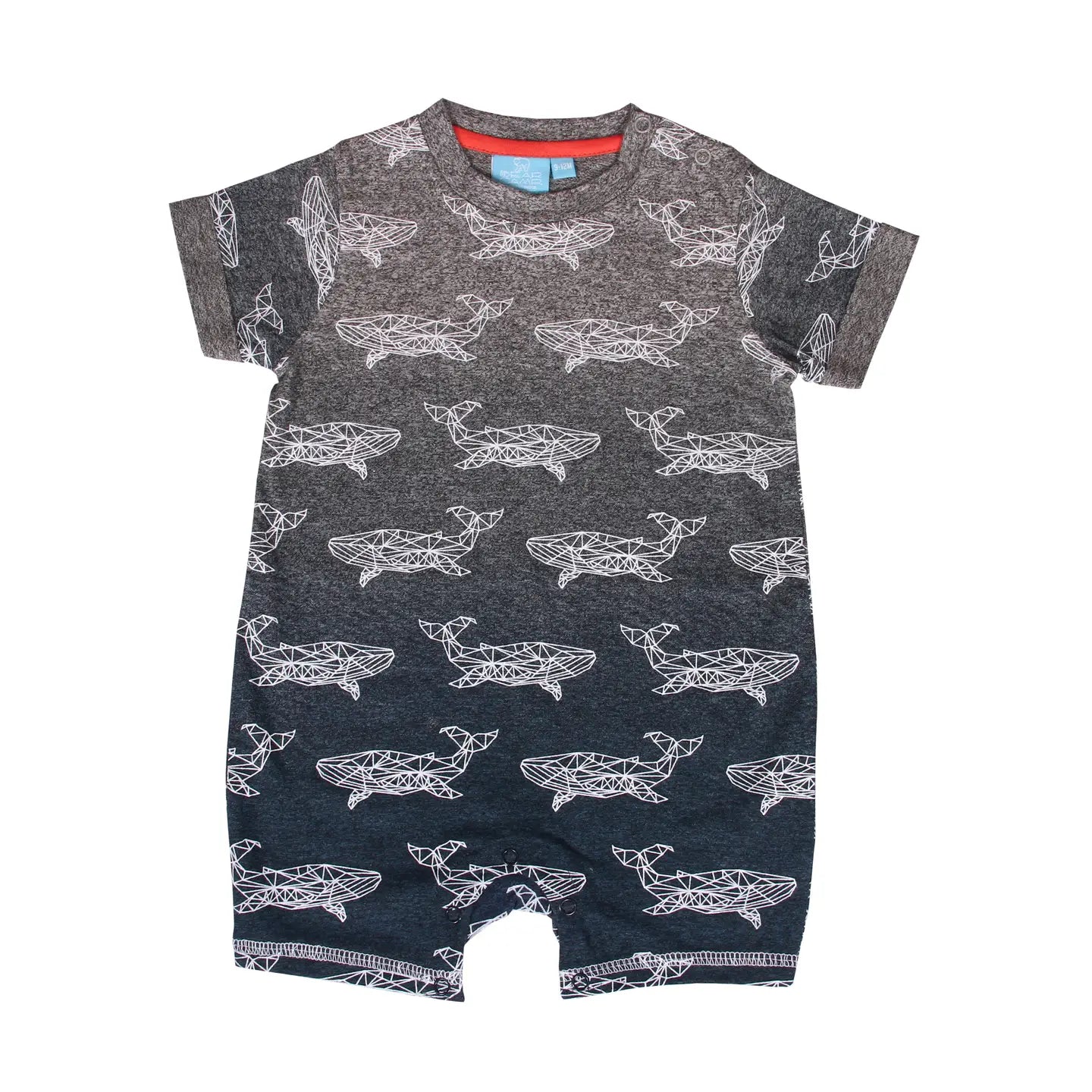 Origami Whale Cotton Shortie