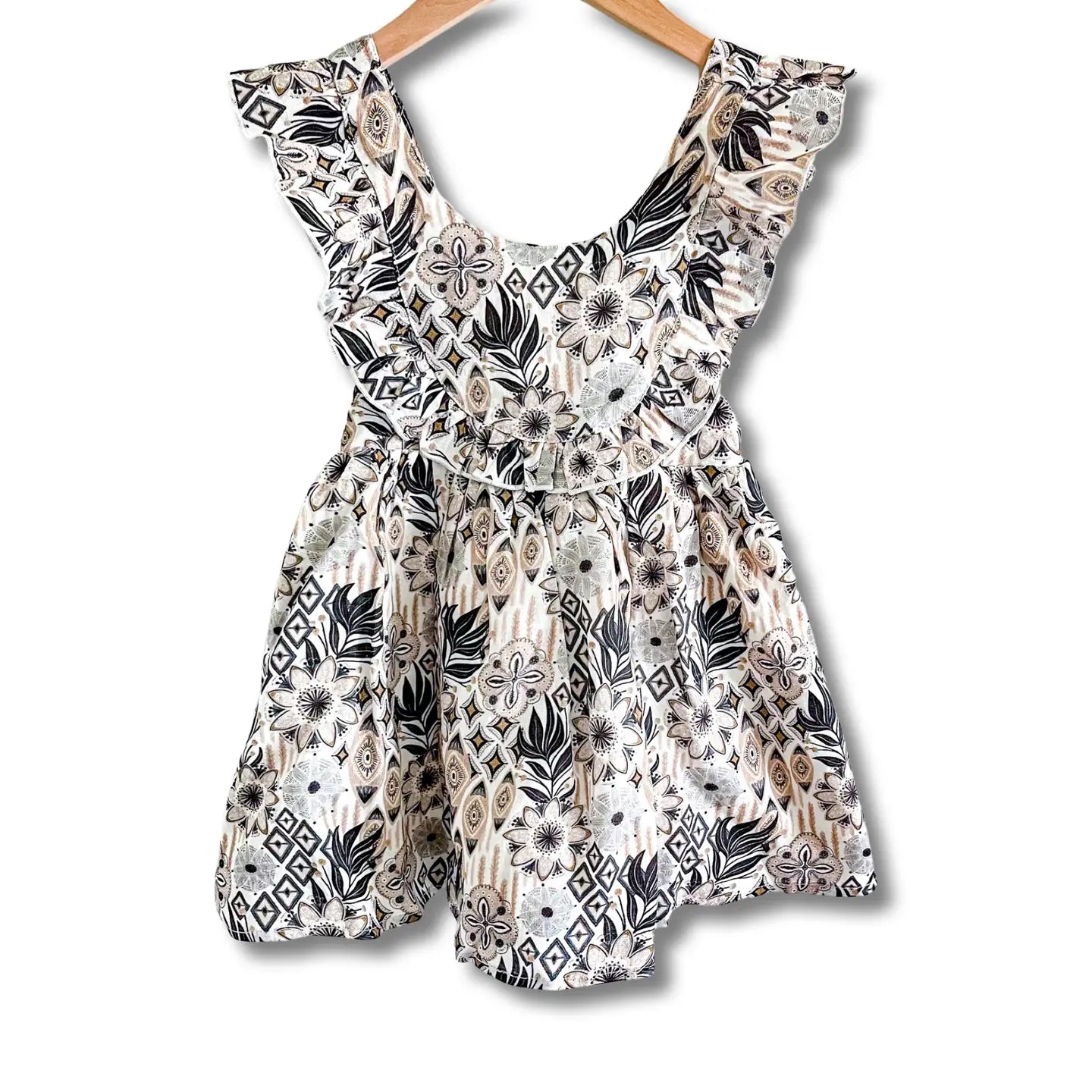 Boho Garden Linen Dress