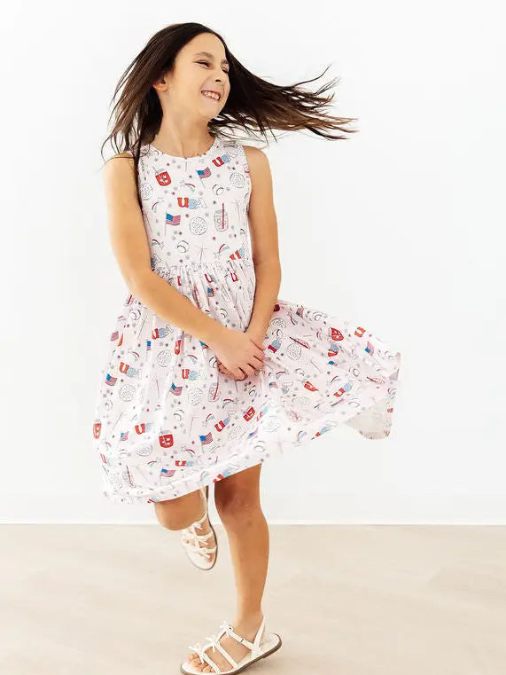Born In the USA Twirl Dress